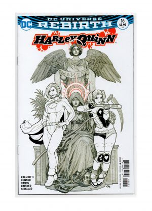 Harley Quinn (2016) #16B - Jimmy Palimotti  Frank Cho - RAW - Collection Copy
