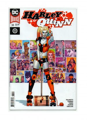 Harley Quinn (2016) #34A - Jimmy Palimotti  Amanda Conner - RAW - Collection Copy